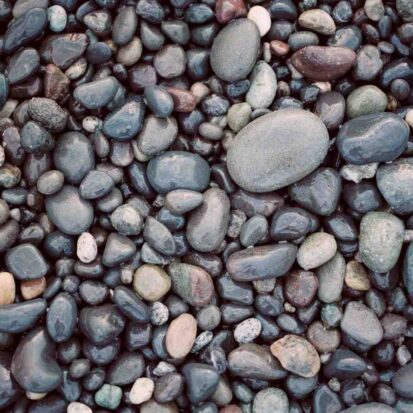 Stone pebbles for garden