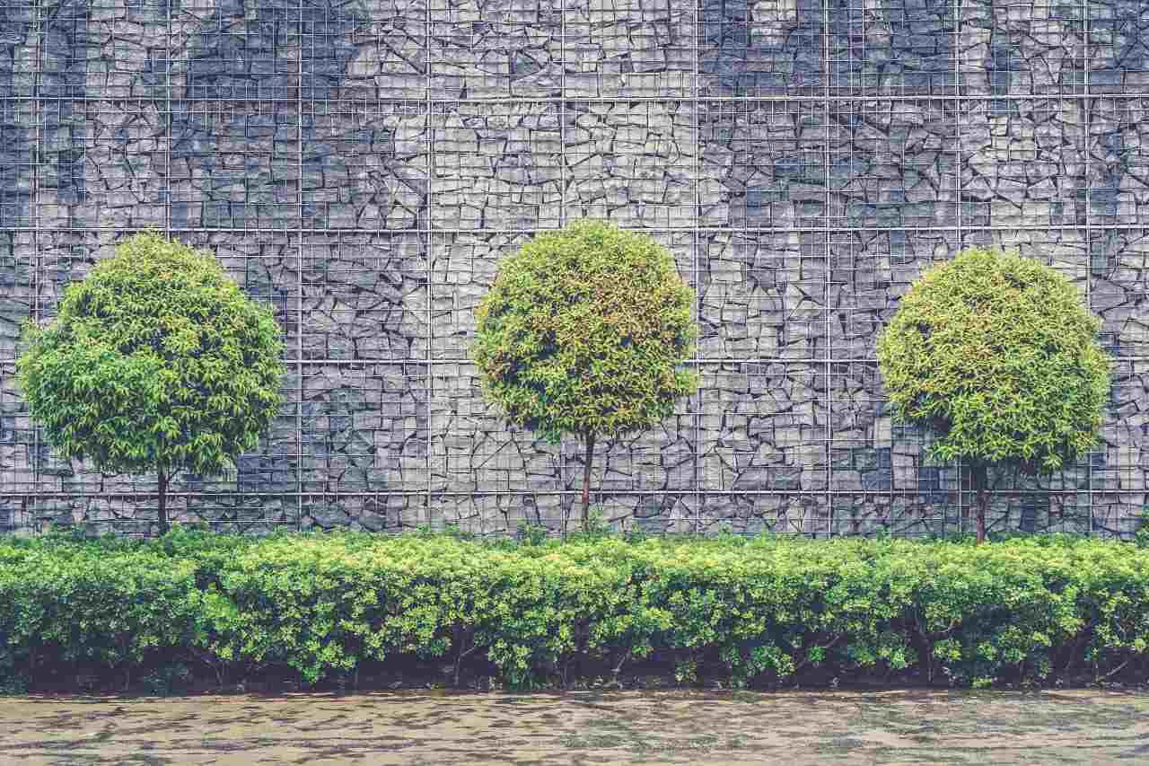 Granite wall cladding