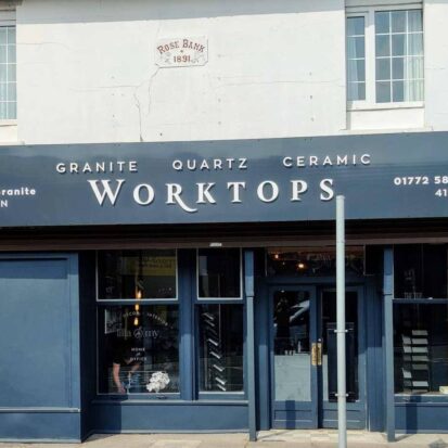 Granite worktops showroom in Preston