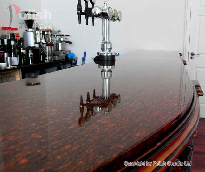 Bar Worktops brown granite