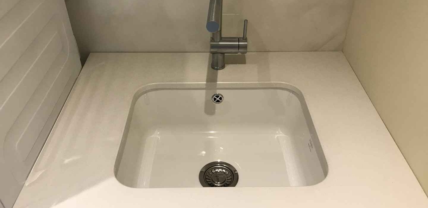 Undermounted Sinks Moca Crema quartz