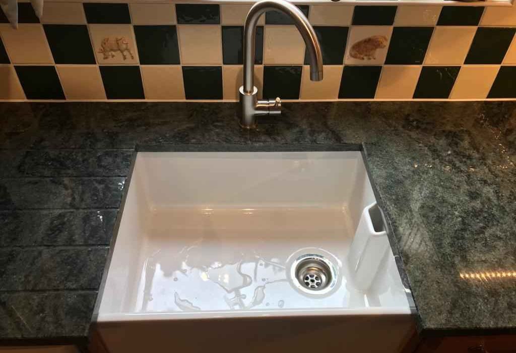 Undermounted Sinks on Aquabello granite