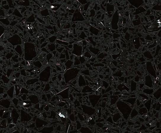 Starlight Black Technistone Quartz Worktops