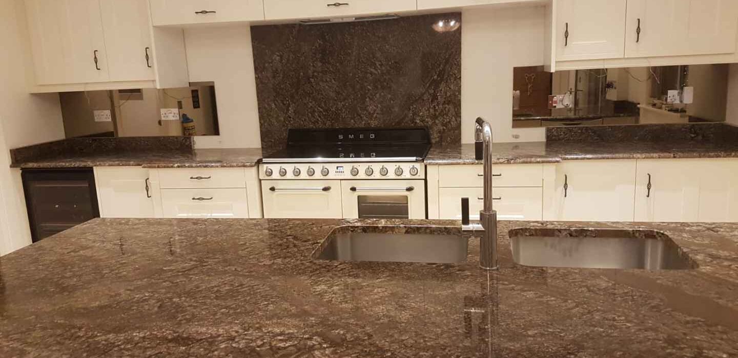 Ferrato by Levantina kitchen worktops granite