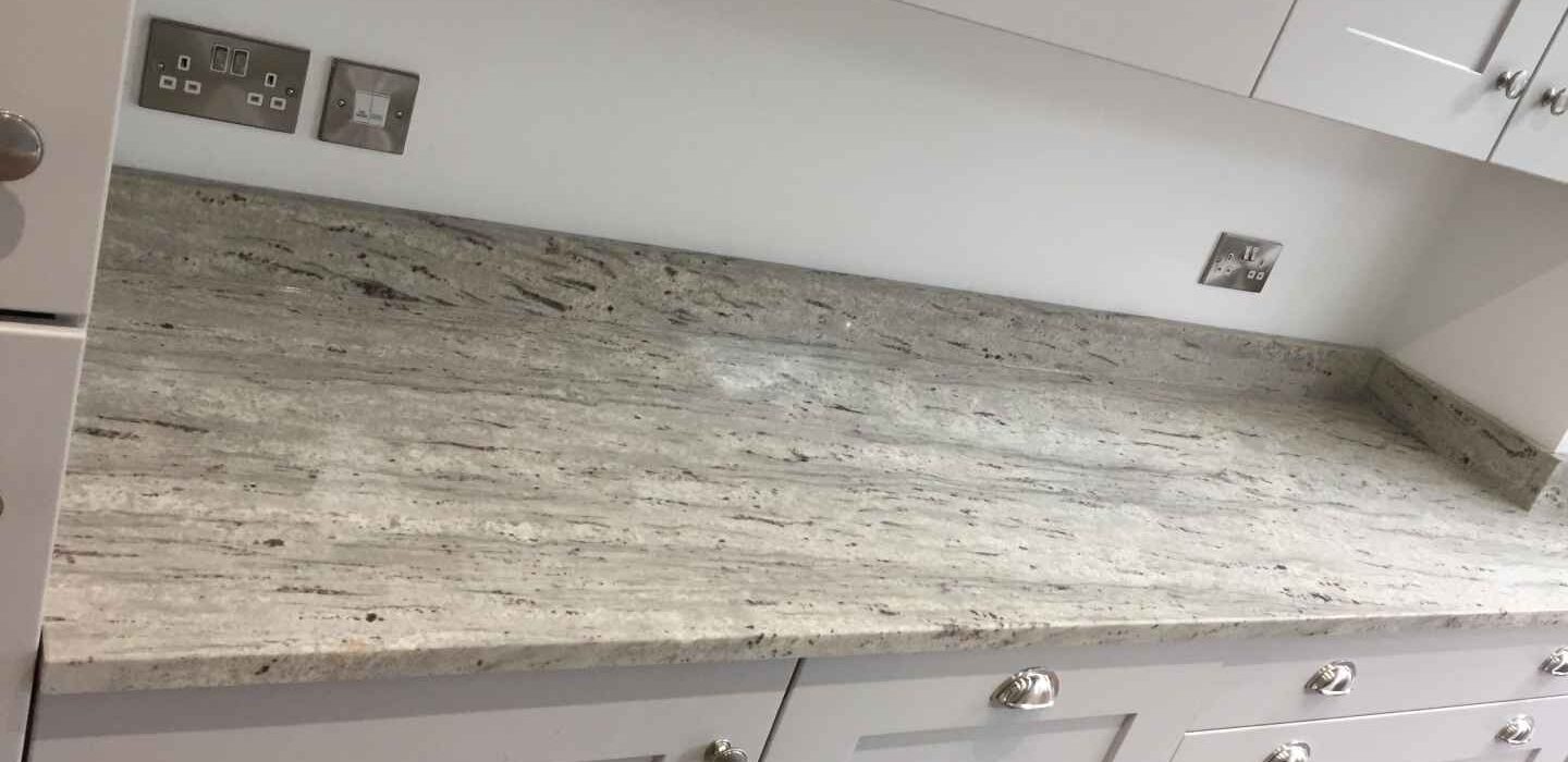 River White granite worktop