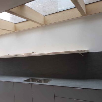 Ceramic worktops Dekton surfaces grey